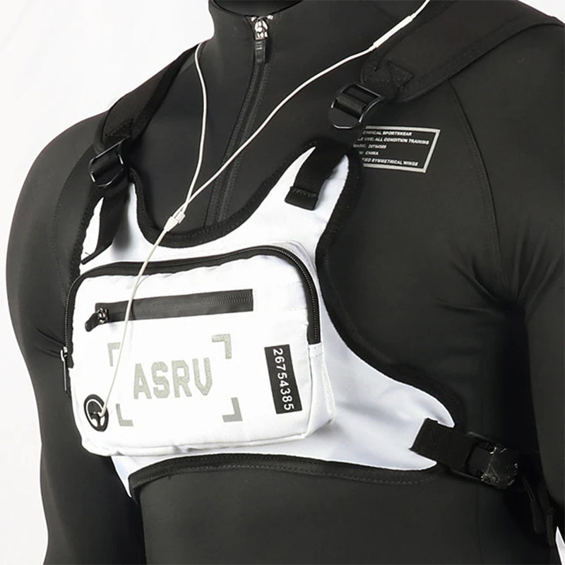 ASRV Τσάντα Άθλησης για Στήθος 6,5" (white)