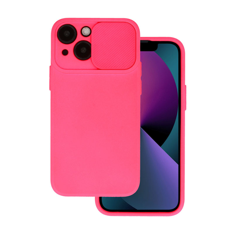 Camshield Soft Case Back Cover (iPhone 13) hot-pink