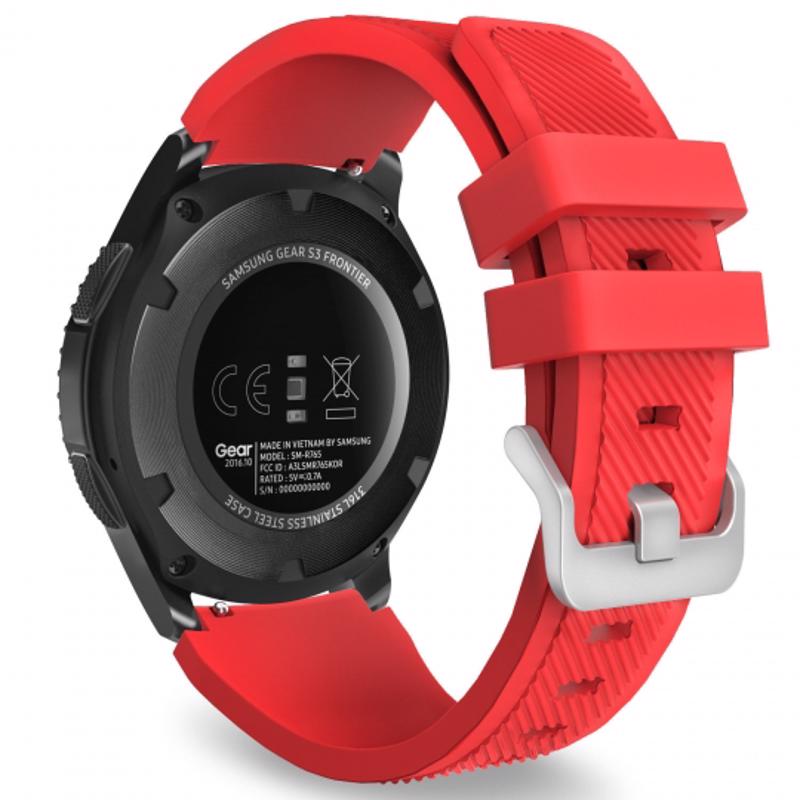 Tech-Protect Smoothband Λουράκι Σιλικόνης (Samsung Galaxy Watch) (46mm) red