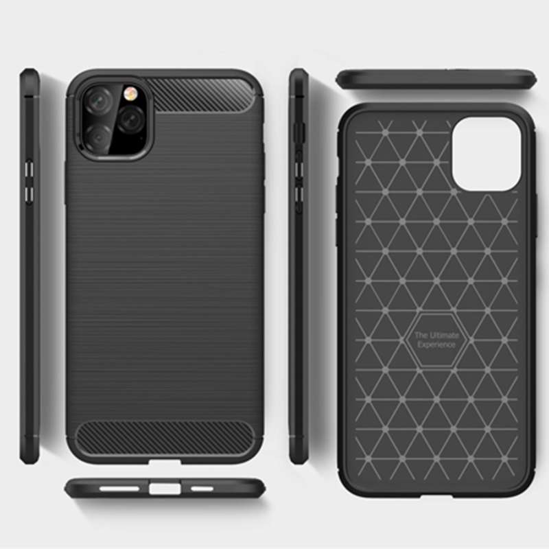 Carbon Case Back Cover (iPhone 12 Pro Max) black