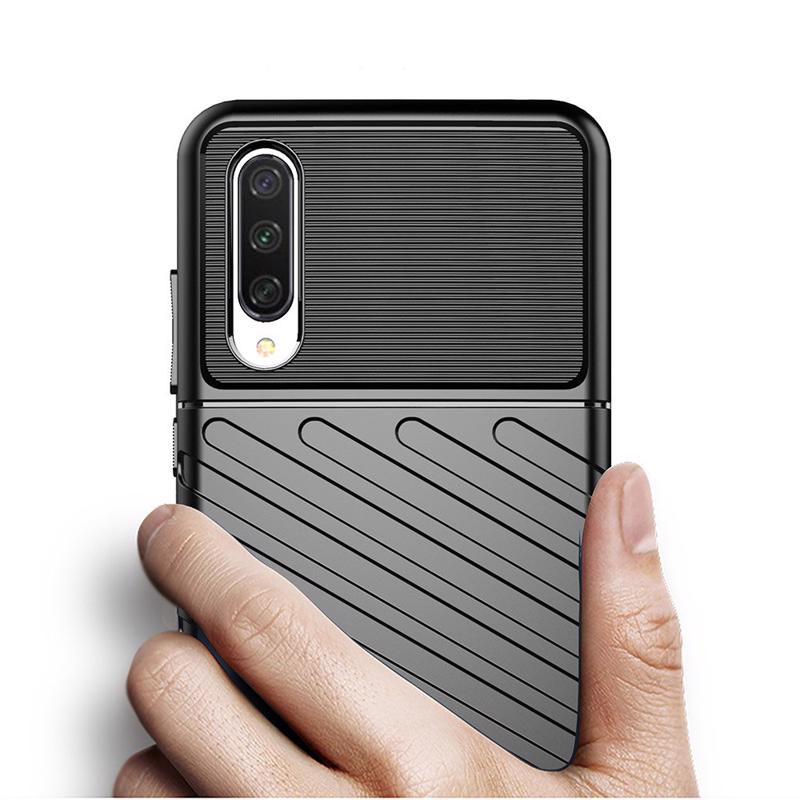 Anti-shock Thunder Case Rugged Cover (Xiaomi Redmi 9A / AT) black