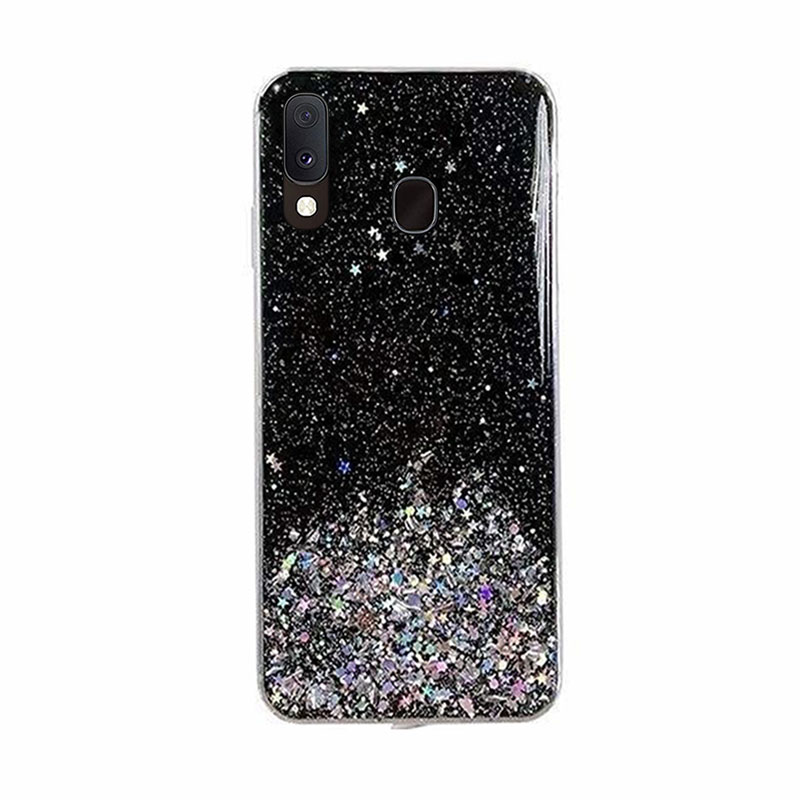 Wozinsky Star Glitter Shining Cover (Samsung Galaxy A20e) black