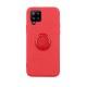 Finger Grip Case Back Cover (Samsung Galaxy A12/ M12) red