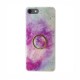 Marble Ring Case Back Cover (iPhone 6 / 6s) purple