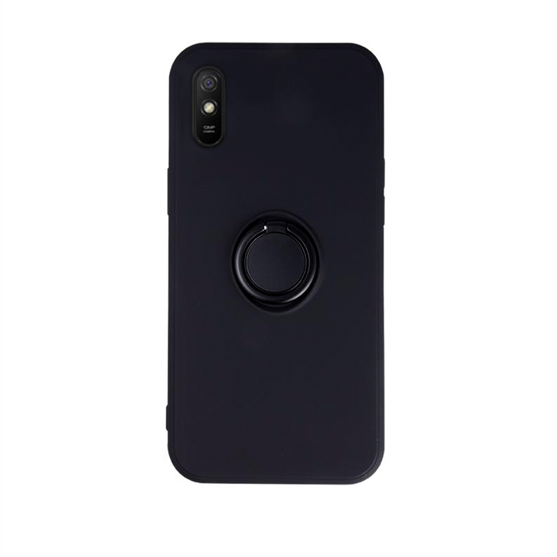 Finger Grip Case Back Cover (Xiaomi Redmi 9A / AT) black