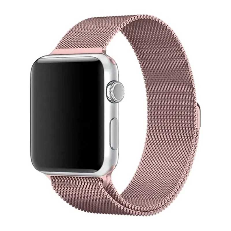 Magnetic Metallic Strap (Apple Watch 7 / 8) (45mm) pink