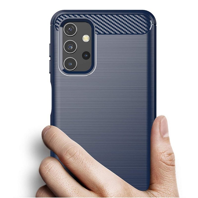 Carbon Case Back Cover (Samsung Galaxy A32 4G) blue