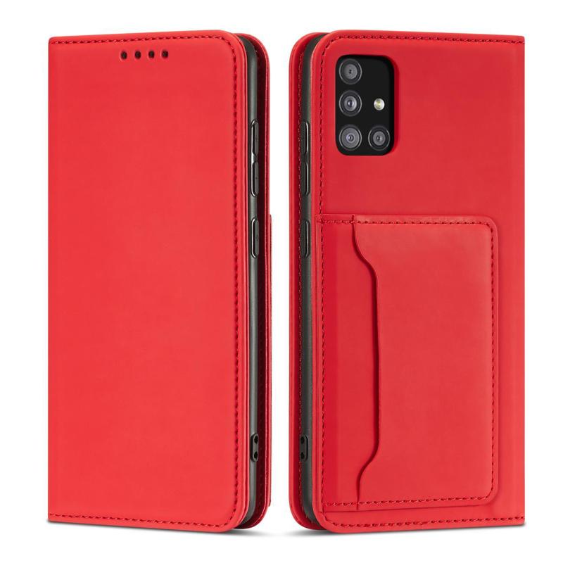 Wallet Card Holder Book Case (Samsung Galaxy A13 5G / A04S) red