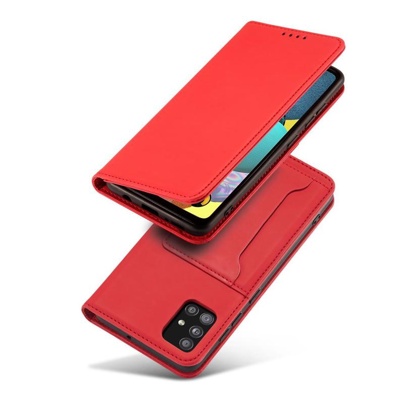 Wallet Card Holder Book Case (Samsung Galaxy A13 5G / A04S) red