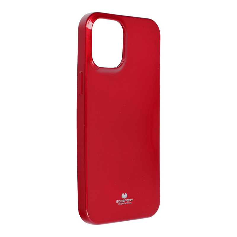 Goospery Jelly Case Back Cover (iPhone 12 Pro Max) red