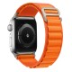 Nylon Smart Loop Λουράκι (Apple Watch All Models) (42/44/45/49mm) design 2 (orange)