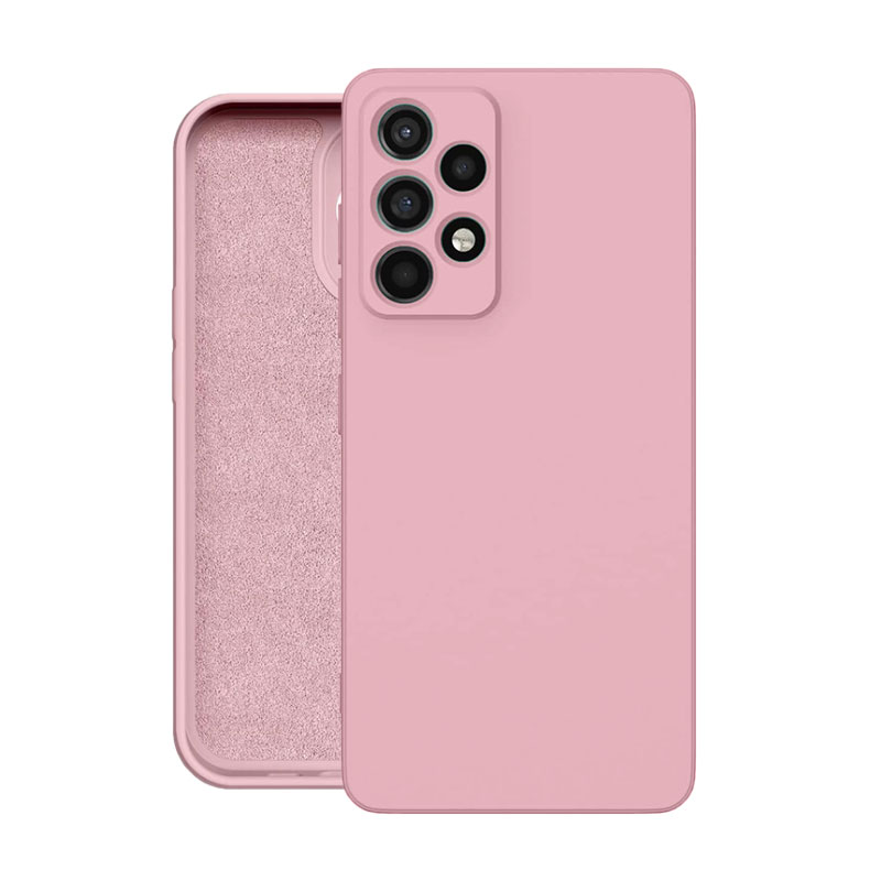 Silicone Soft Velvet Case (Samsung Galaxy A53 5G) pink