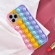 Bubble Pop It Back Case (iPhone SE 2 / 8 / 7) pink-yellow-sky-purple 3