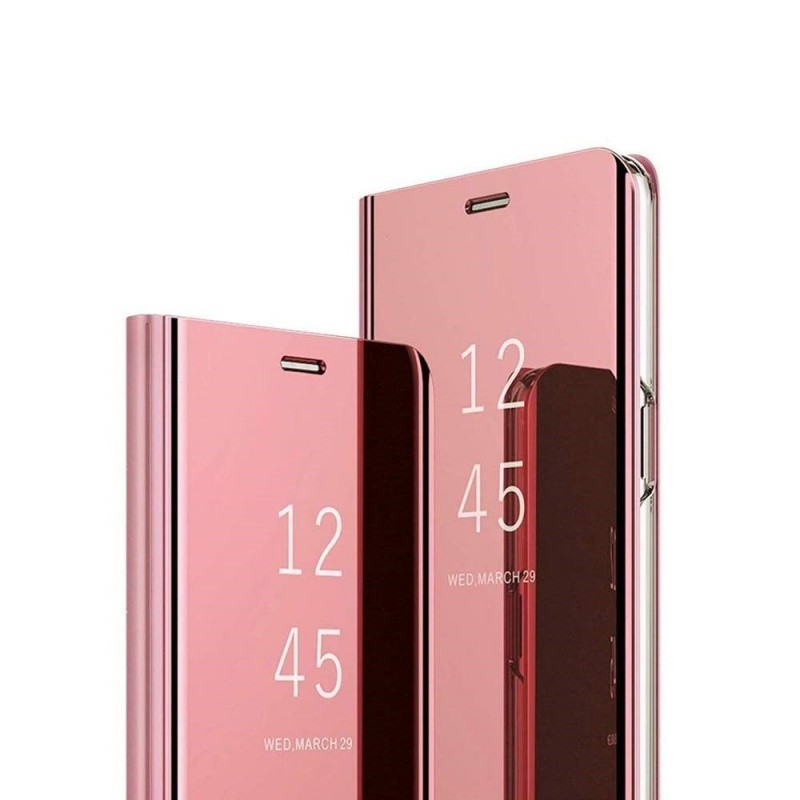 Clear View Case Book Cover (Samsung Galaxy S20) rose gold