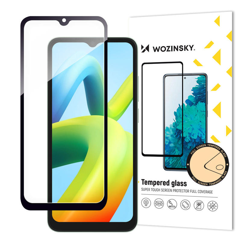 Wozinsky Tempered Glass 5D Full Glue And Coveraged (Xiaomi Redmi A2 / A1) black