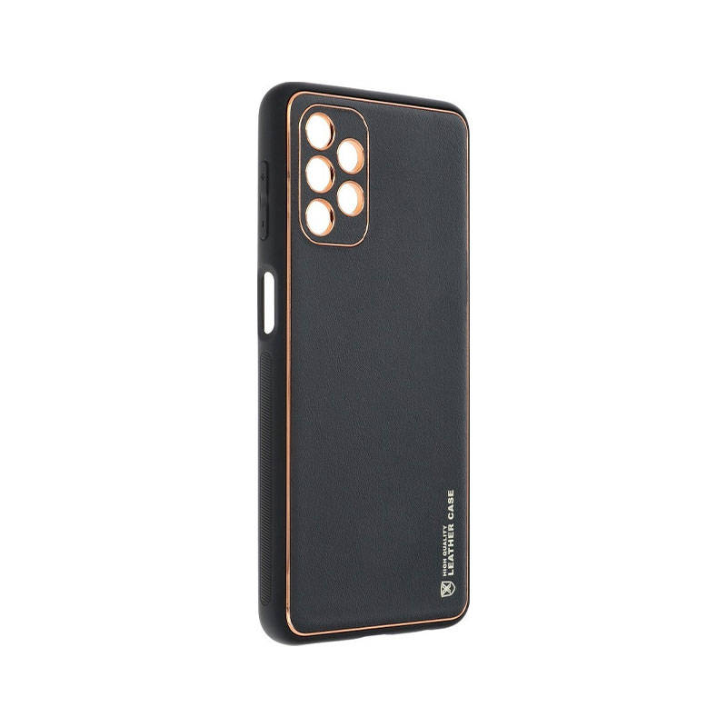 Forcell Elegant Leather Back Cover (Samsung Galaxy A23) black
