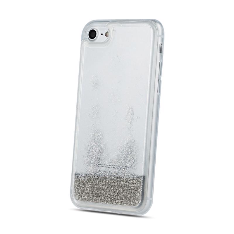 Liquid Pearl Armor Back Cover (Samsung Galaxy A7 2018) silver