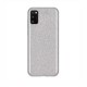 Glitter Shine Case Back Cover (Samsung Galaxy A41) silver
