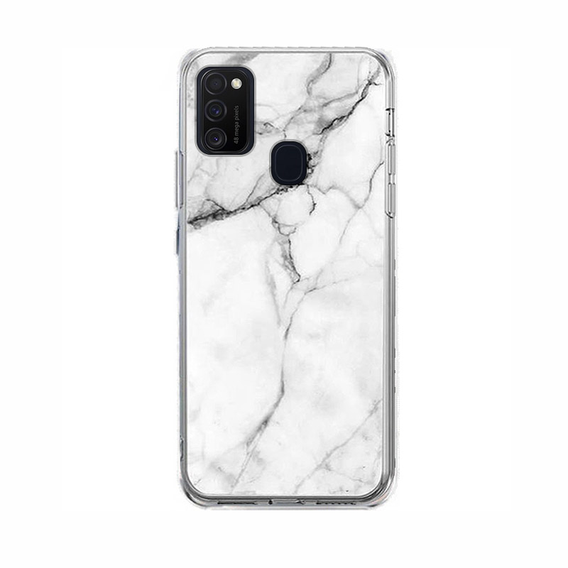 Wozinsky Marble Case Back Cover (Samsung Galaxy M31) white