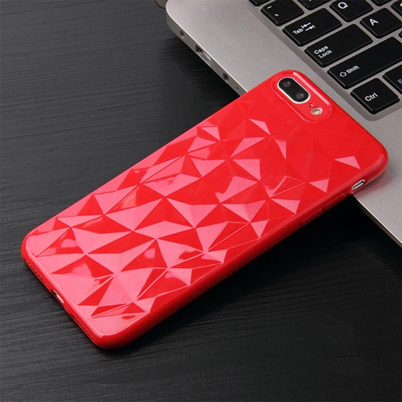 Air Prism 3D Case Back Cover (Samsung Galaxy S9) red
