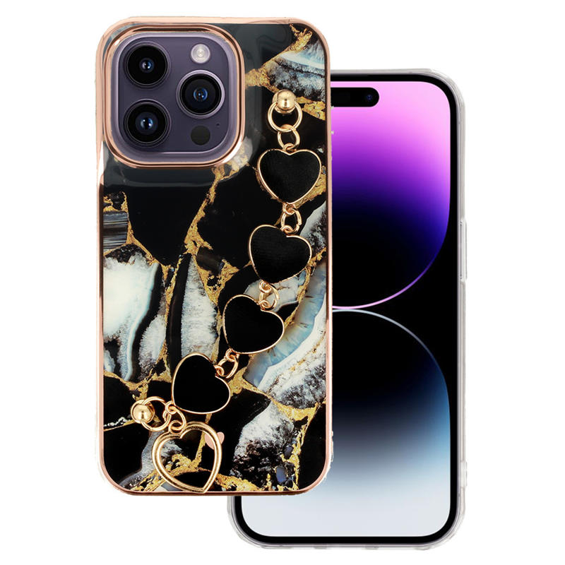 Lux Chain Series Back Cover Case (iPhone 14 Pro Max) design 1 black