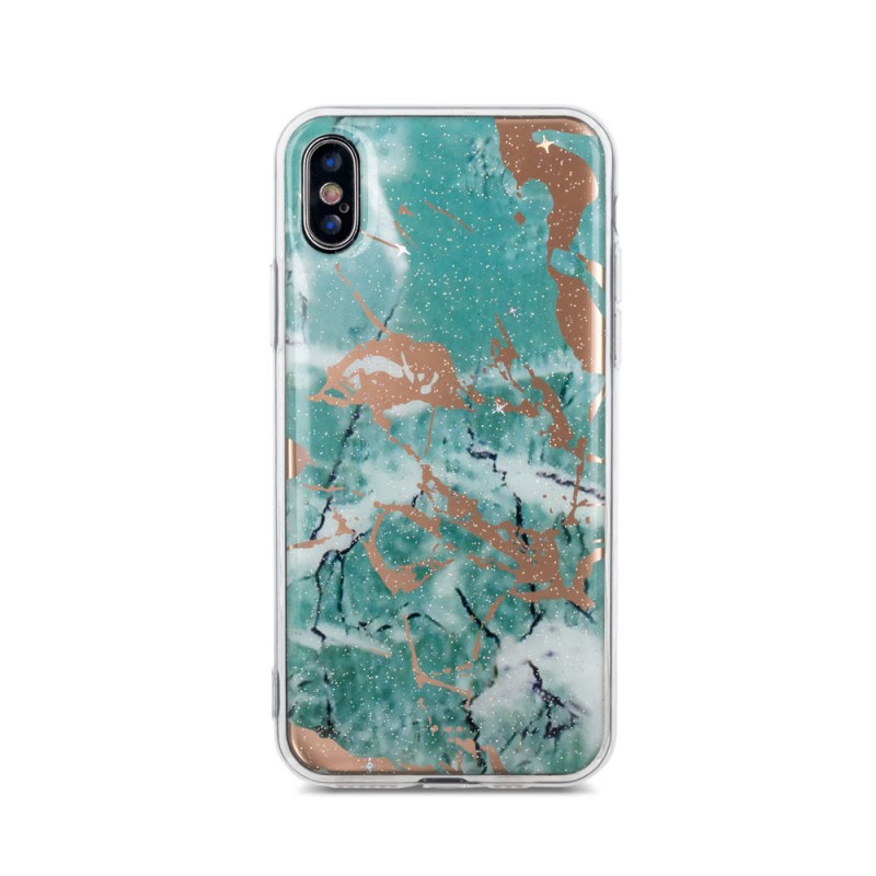 Marmur Case Back Cover (iPhone XS Max) green