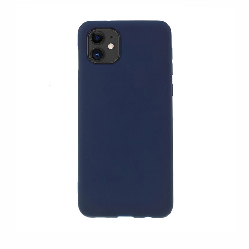 Soft Matt Case Back Cover (iPhone 11) dark-blue