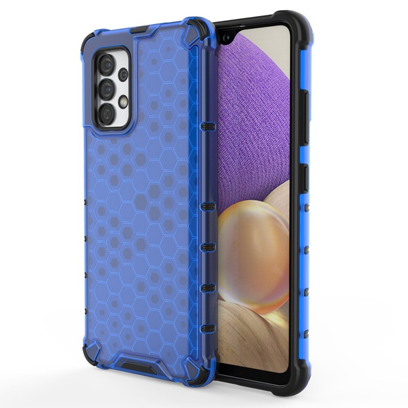 Honeycomb Armor Shell Case (Samsung Galaxy A32 4G) blue