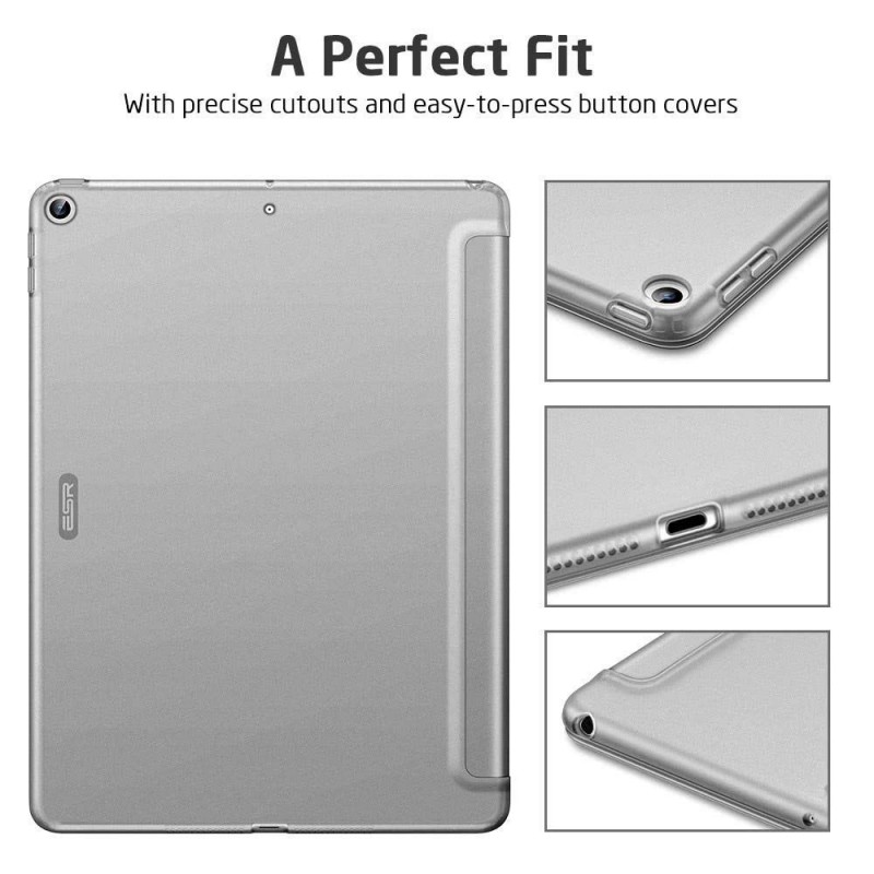 ESR Rebound Book Cover (iPad 10.2 2019 / 20 / 21) silver gray