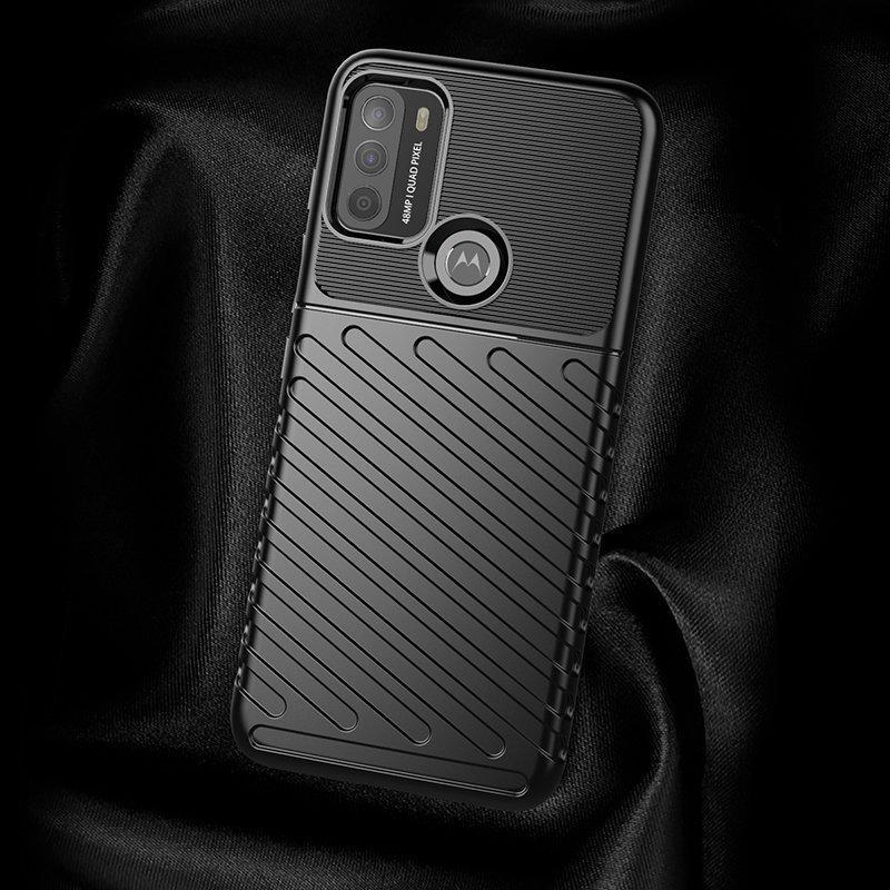 Anti-shock Thunder Case Rugged Cover (Motorola Moto G50) black