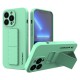 Wozinsky Kickstand Flexible Back Cover Case (iPhone 13 mini) mint