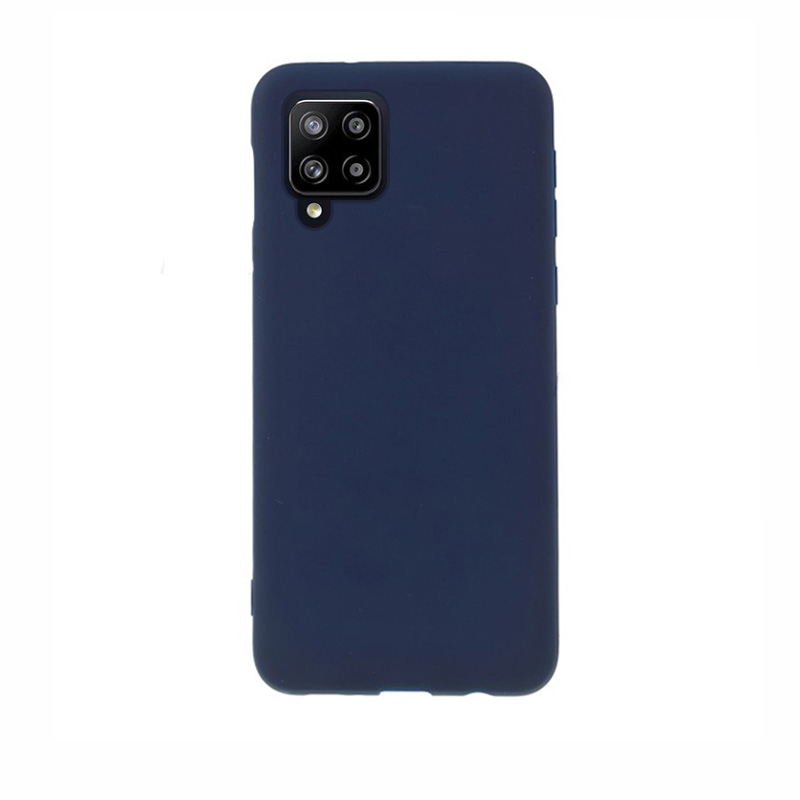 Soft Matt Case Back Cover (Samsung Galaxy A12/ M12) dark-blue