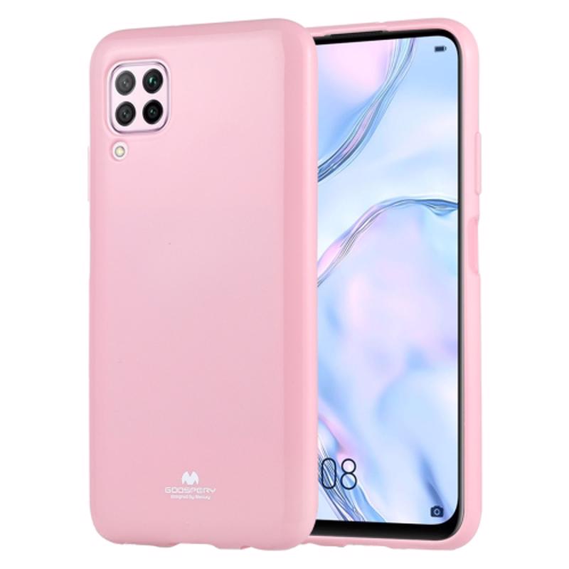 Goospery Jelly Case Back Cover (Huawei P40 Lite) light pink