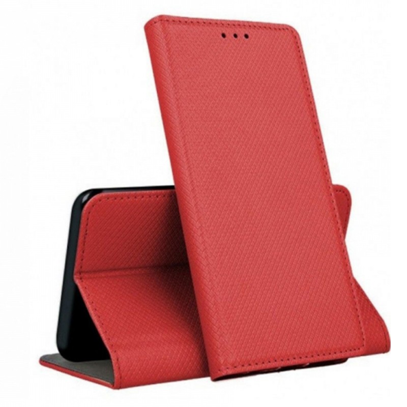 Smart Magnet Book Cover (Xiaomi Redmi 8A) red