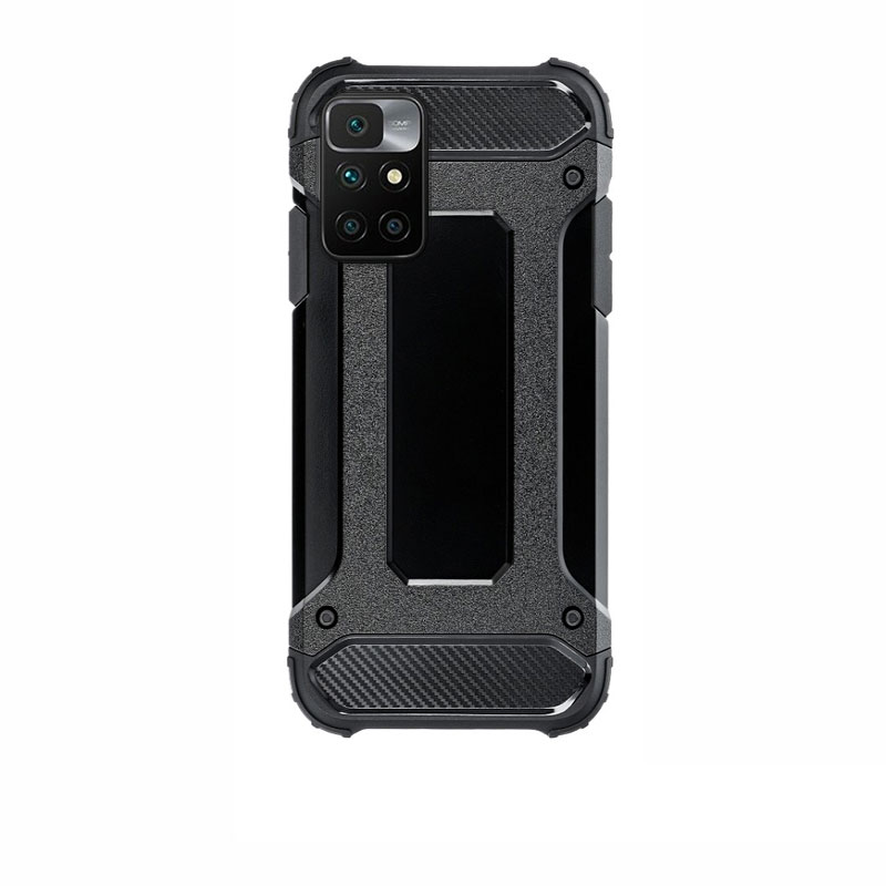 Hybrid Armor Case Rugged Cover (Xiaomi Redmi 10) black