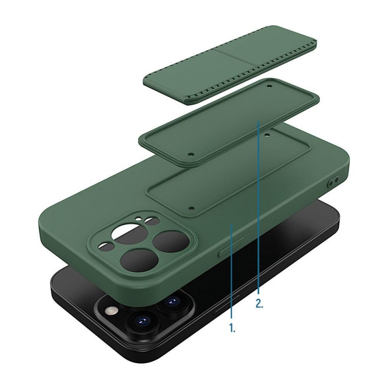 Wozinsky Kickstand Flexible Back Cover Case (Samsung Galaxy A32 4G) mint