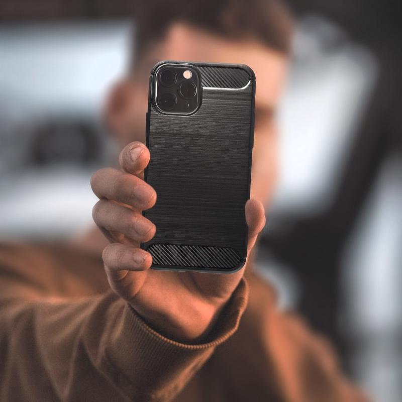 Carbon Case Back Cover (Huawei P40) black