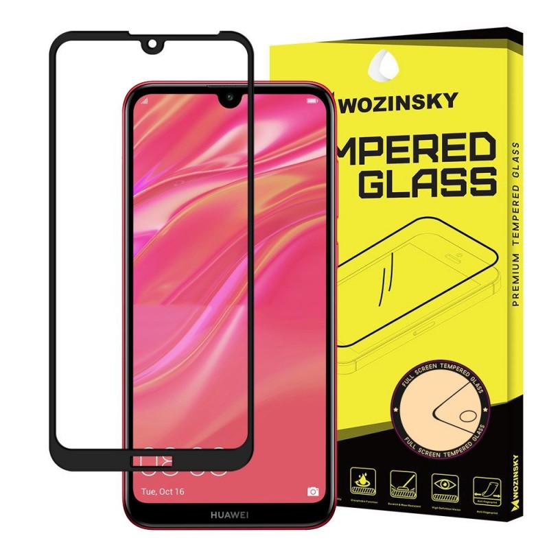 Wozinsky Tempered Glass Full Glue And Coveraged (Huawei Y6 2019) black