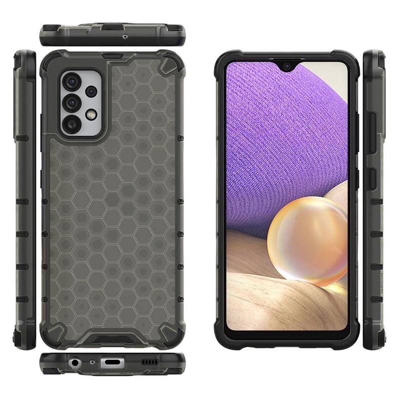 Honeycomb Armor Shell Case (Samsung Galaxy A32 4G) black