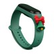 Christmas Strap Λουράκι Σιλικόνης (Xiaomi Mi Band 4 / 3) dark-green bell