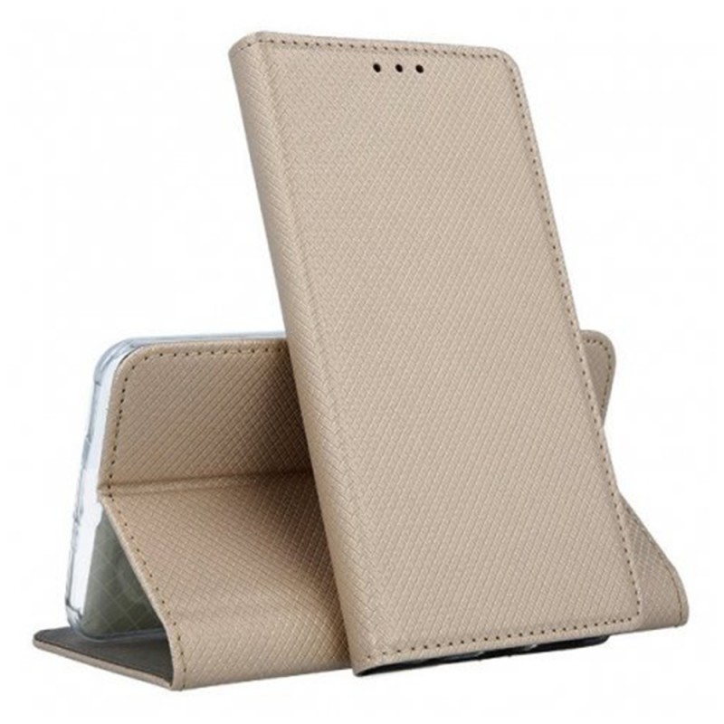 Smart Magnet Book Cover (Samsung Galaxy S10) gold