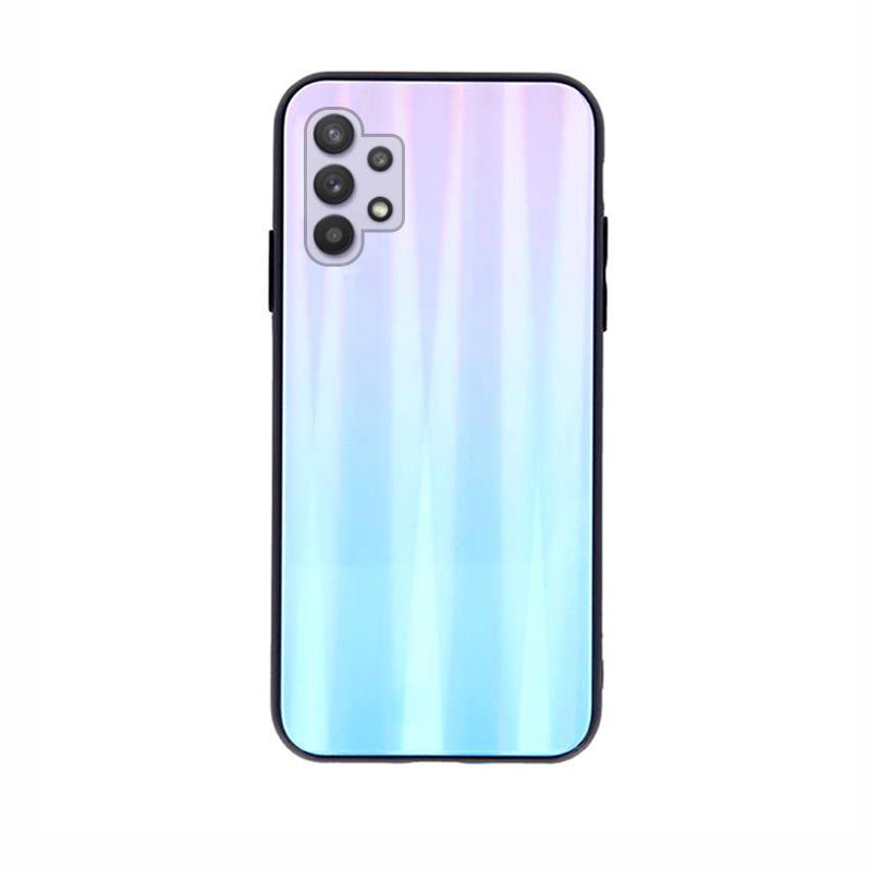 Aurora Glass Case Back Cover (Samsung Galaxy A32 5G) blue-pink
