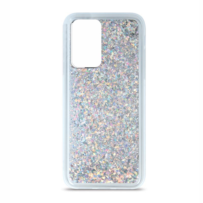 Liquid Crystal Glitter Armor Back Cover (Xiaomi Poco X5 Pro 5G / Redmi Note 12 Pro 5G) silver