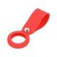 Silicone Slide Keychain Loop Case (Apple Airtag) red