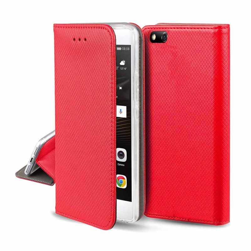 Smart Magnet Book Cover (Samsung Galaxy A40) red