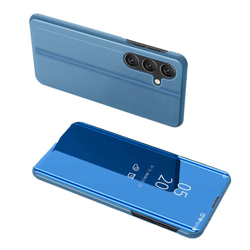 Clear View Case Book Cover (Samsung Galaxy A54 5G) blue