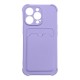 Card Armor AirBag Back Cover Case (iPhone 13 Pro Max) purple