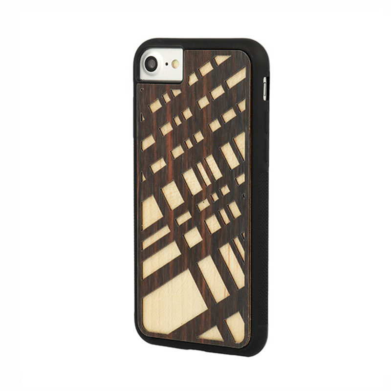 Vennus Wood Case Back Cover (Samsung Galaxy S9 Plus) design 5 brown
