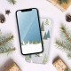 Forcell Winter Christmas 21/22 Case (Samsung Galaxy A22 5G) frozen forest