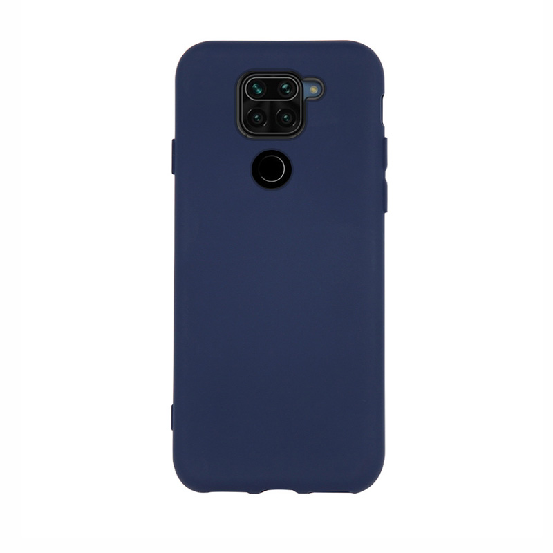 Silicone Soft Case Back Cover (Xiaomi Redmi Note 9) dark-blue